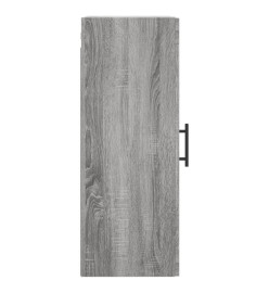 Armoire murale sonoma gris 34,5x34x90 cm