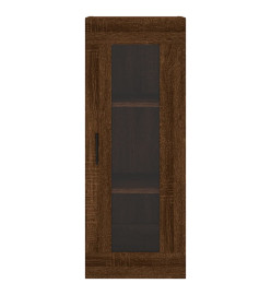 Armoire murale chêne marron 34,5x34x90 cm