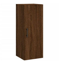 Armoire murale chêne marron 34,5x34x90 cm
