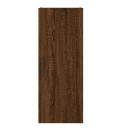 Armoire murale chêne marron 34,5x34x90 cm