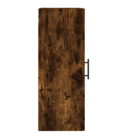 Armoire murale chêne fumé 34,5x34x90 cm