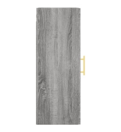 Armoire murale sonoma gris 34,5x34x90 cm