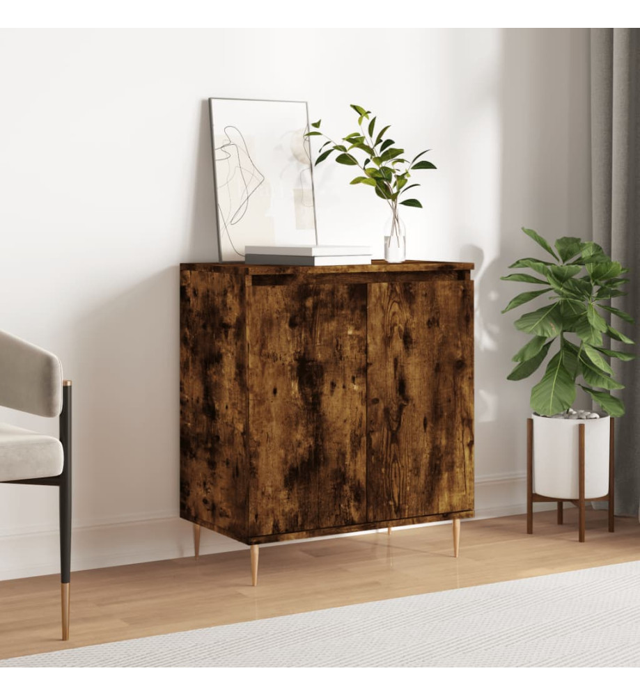 Buffet Chêne fumé 60x35x70 cm Bois d'ingénierie Buffet Chêne fumé 60x35x70 cm Bois d'ingénierie