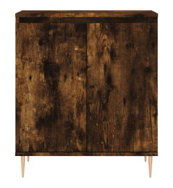 Buffet Chêne fumé 60x35x70 cm Bois d'ingénierie