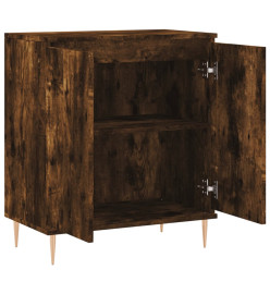 Buffet Chêne fumé 60x35x70 cm Bois d'ingénierie