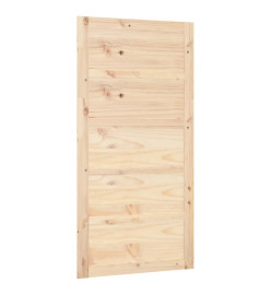 Porte de grange 100x1,8x204,5 cm Bois massif de pin