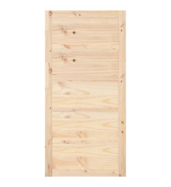 Porte de grange 100x1,8x204,5 cm Bois massif de pin