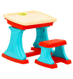 Bureau et chevalet d'apprentissage réglable pour enfants