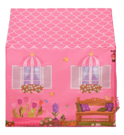 Tente de jeu pour enfants avec 250 balles Rose 69x94x104 cm