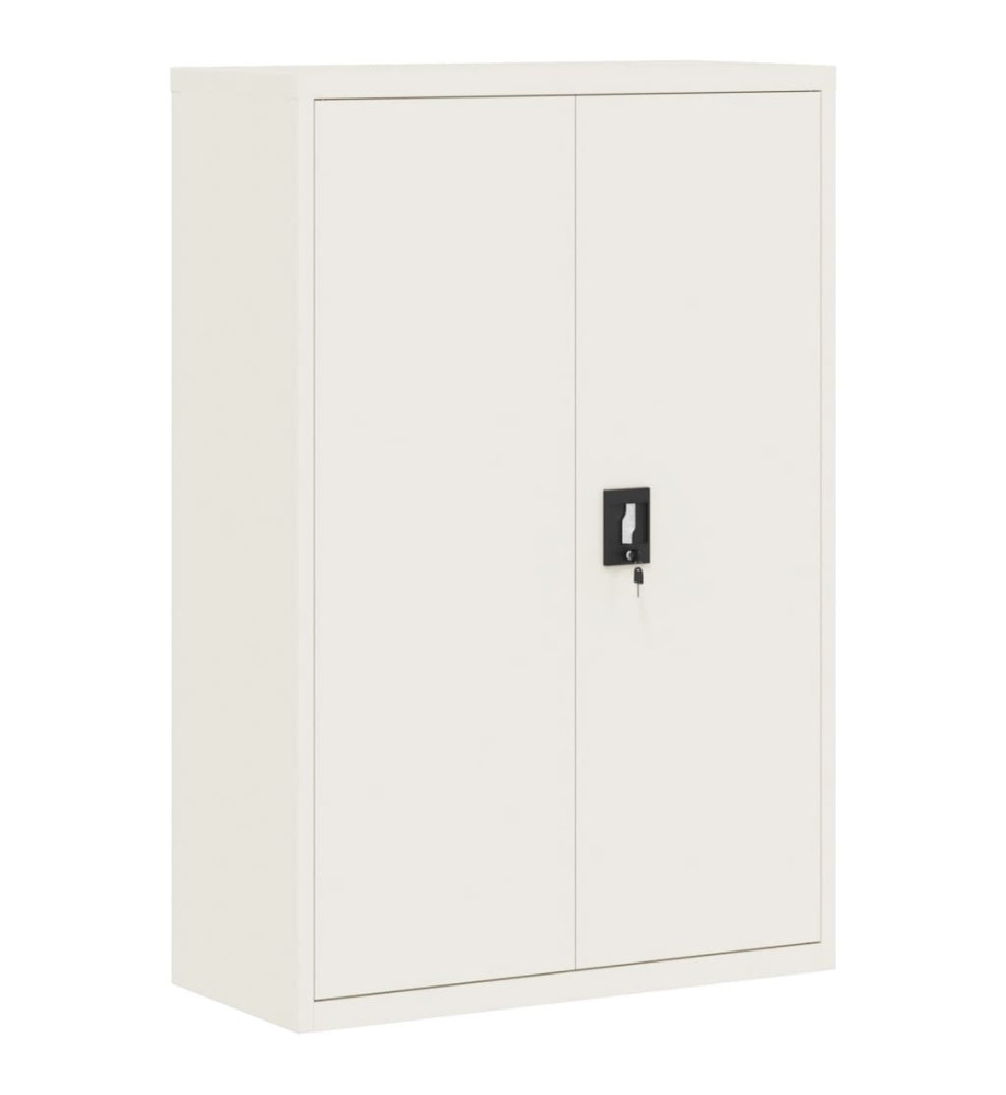Classeur blanc 90x40x140 cm acier Classeur blanc 90x40x140 cm acier