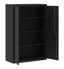 Classeur noir 90x40x140 cm acier