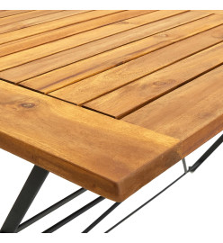 Table pliable de jardin 120x70x74 cm Bois d'acacia massif