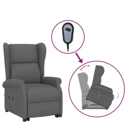 Fauteuil Gris foncé Tissu