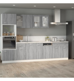 Armoire de plancher à tiroir Sonoma gris 80x46x81,5 cm