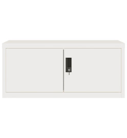 Classeur blanc 90x40x220 cm acier