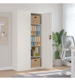 Classeur blanc 90x40x180 cm acier