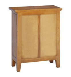 Table de chevet 60x30x75 cm bois massif d'acajou