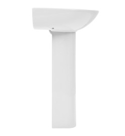 Lavabo autoportant avec socle Céramique Blanc 520x440x190 mm