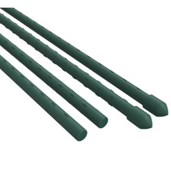 Piquets pour plantes de jardin 30 pcs vert 180 cm acier