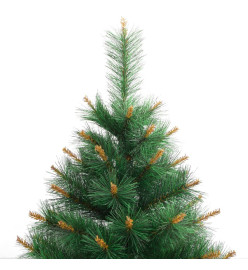 Sapin de Noël artificiel à charnières avec support 210 cm