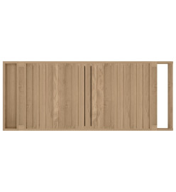 Chariot de bar 120x50x90 cm bois de teck massif