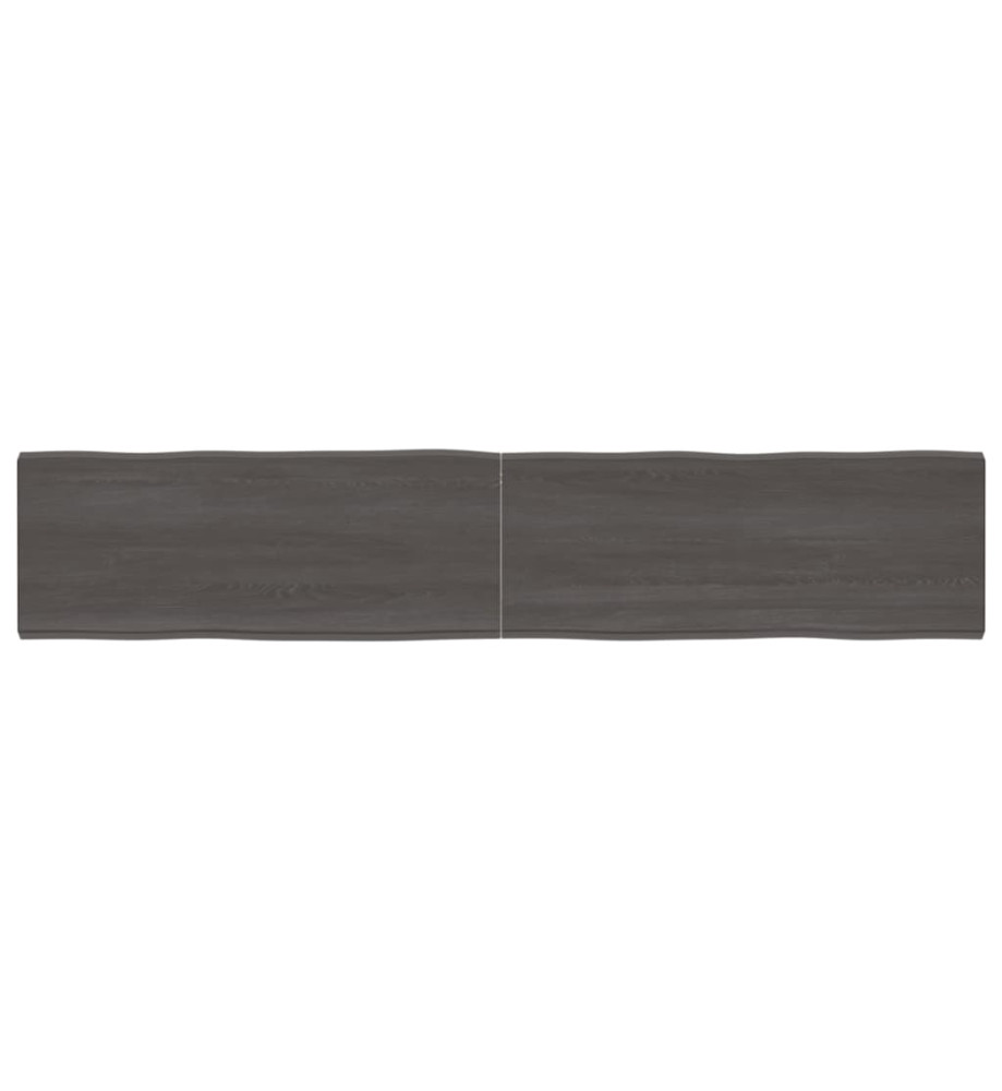 Dessus de table bois chêne massif traité bordure assortie