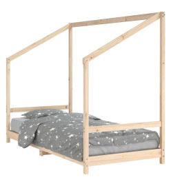 Cadre de lit pour enfants 90x200 cm bois de pin massif