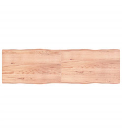 Dessus de table bois chêne massif traité bordure assortie