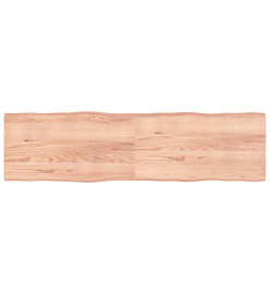 Dessus de table bois chêne massif traité bordure assortie