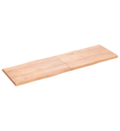 Dessus de table bois chêne massif traité bordure assortie