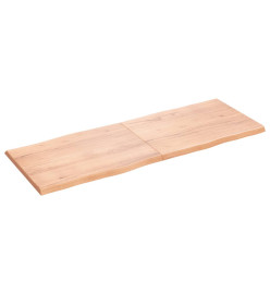 Dessus de table bois chêne massif traité bordure assortie