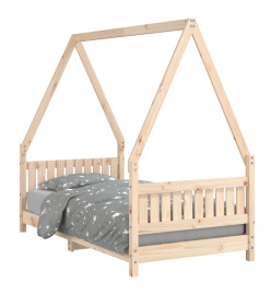 Cadre de lit pour enfant 80x160 cm bois de pin massif