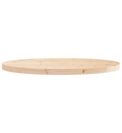 Dessus de table rond Ø90x3 cm bois de pin massif