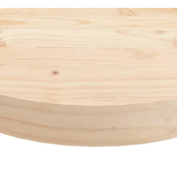 Dessus de table rond Ø90x3 cm bois de pin massif