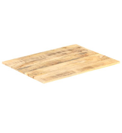 Dessus de table Bois de manguier solide 15-16 mm 80x70 cm