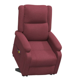 Fauteuil de massage Rouge bordeaux Tissu