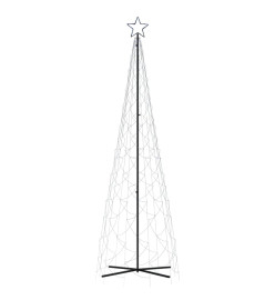 Arbre de Noël cône 500 LED Bleues 100x300 cm