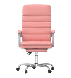 Fauteuil de massage inclinable de bureau Rose Similicuir