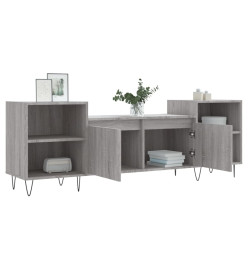 Meuble TV Sonoma gris 160x35x55 cm Bois d'ingénierie