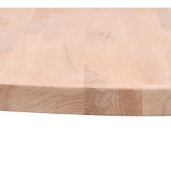 Dessus de table Ø90x4 cm rond bois massif de hêtre