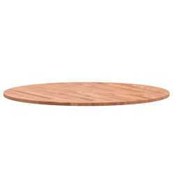 Dessus de table Ø80x1,5 cm rond bois massif de hêtre