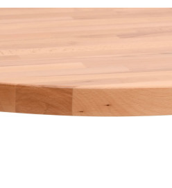 Dessus de table Ø90x4 cm rond bois massif de hêtre