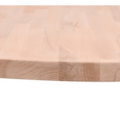 Dessus de table Ø40x1,5 cm rond bois massif de hêtre