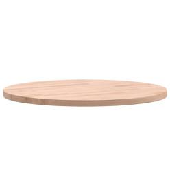 Dessus de table Ø40x1,5 cm rond bois massif de hêtre