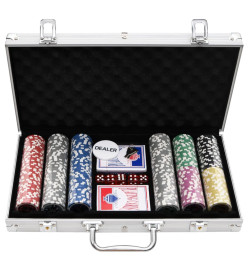 Jeu de jetons de poker 300 pcs 11,5 g