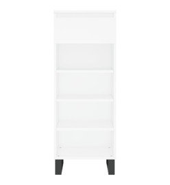 Armoire à chaussures Blanc 40x36x105 cm Bois d'ingénierie