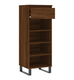 Armoire à chaussures Chêne marron 40x36x105cm Bois d'ingénierie