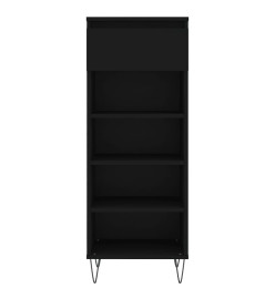 Armoire à chaussures Noir 40x36x105 cm Bois d'ingénierie