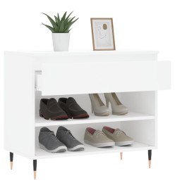 Armoire à chaussures Blanc 70x36x60 cm Bois d'ingénierie