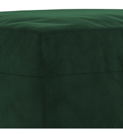 Banc Vert foncé 100x35x41 cm Velours